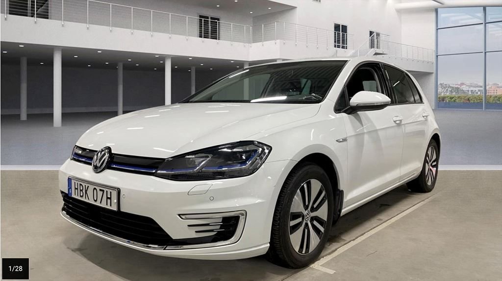 Volkswagen e-Golf, 136hk, 2020