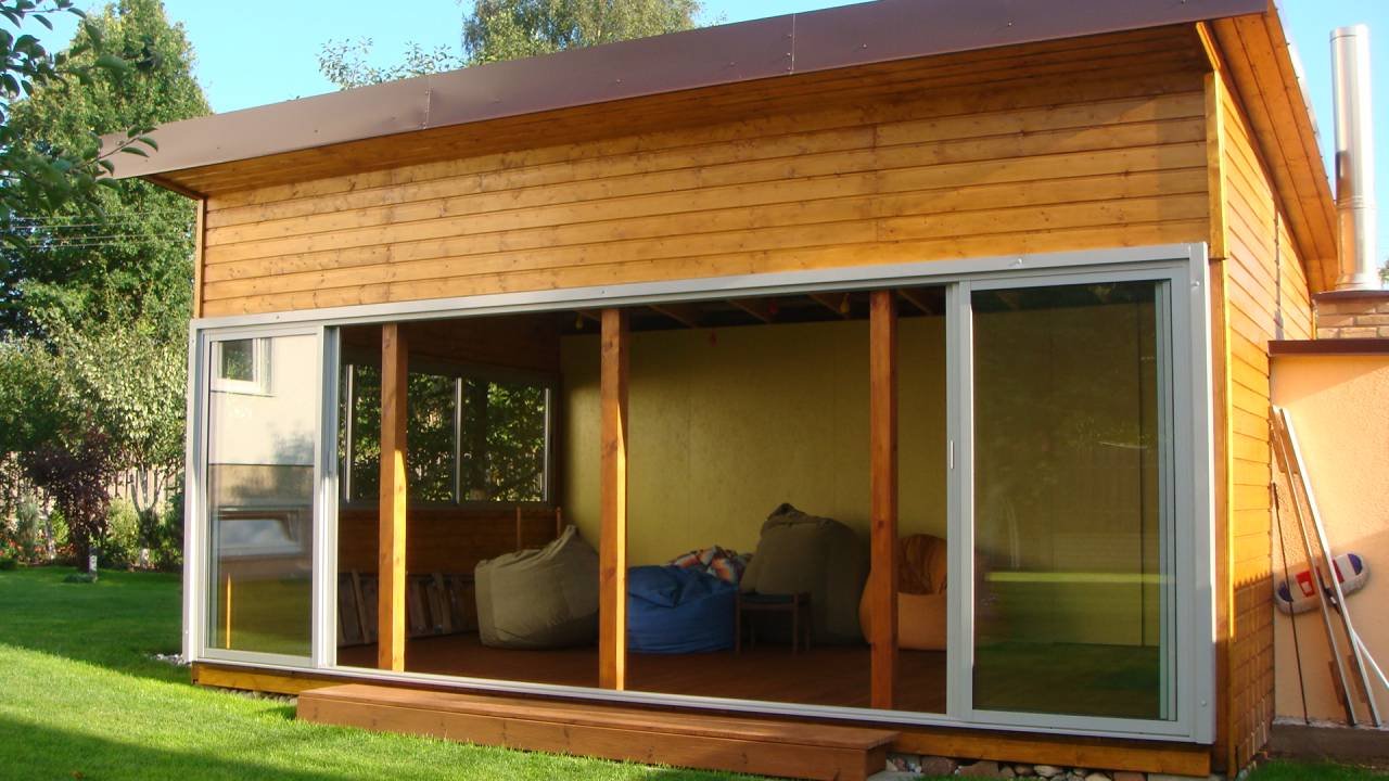 ALU skjutdörrar till vintertr...