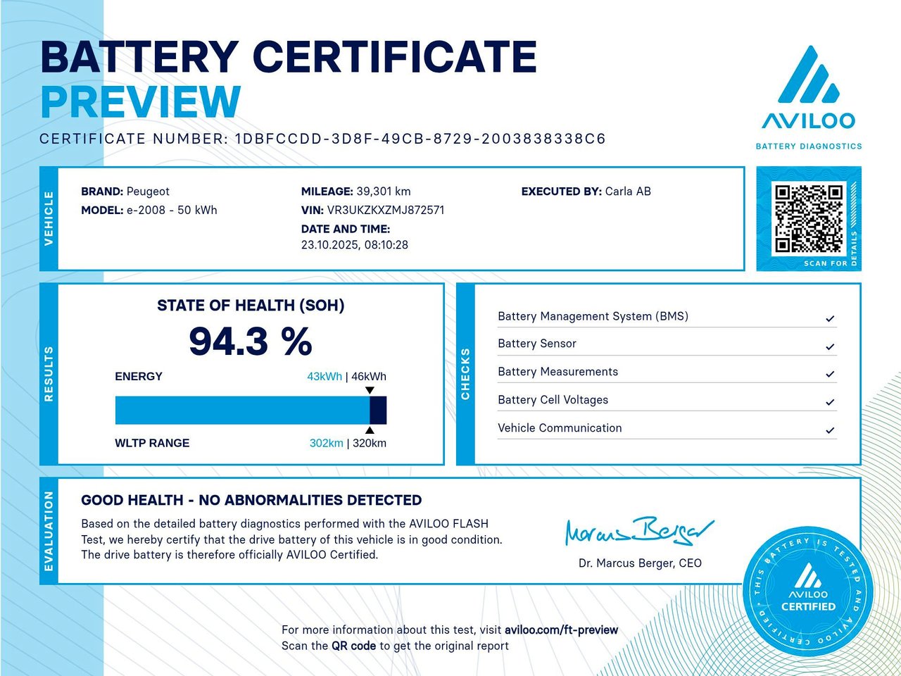Peugeot e-2008, 136hk, 2021
