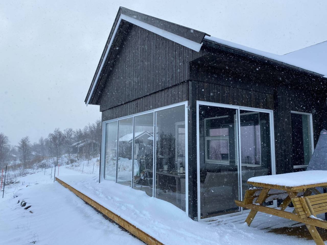 ALU skjutdörrar till vintertr...