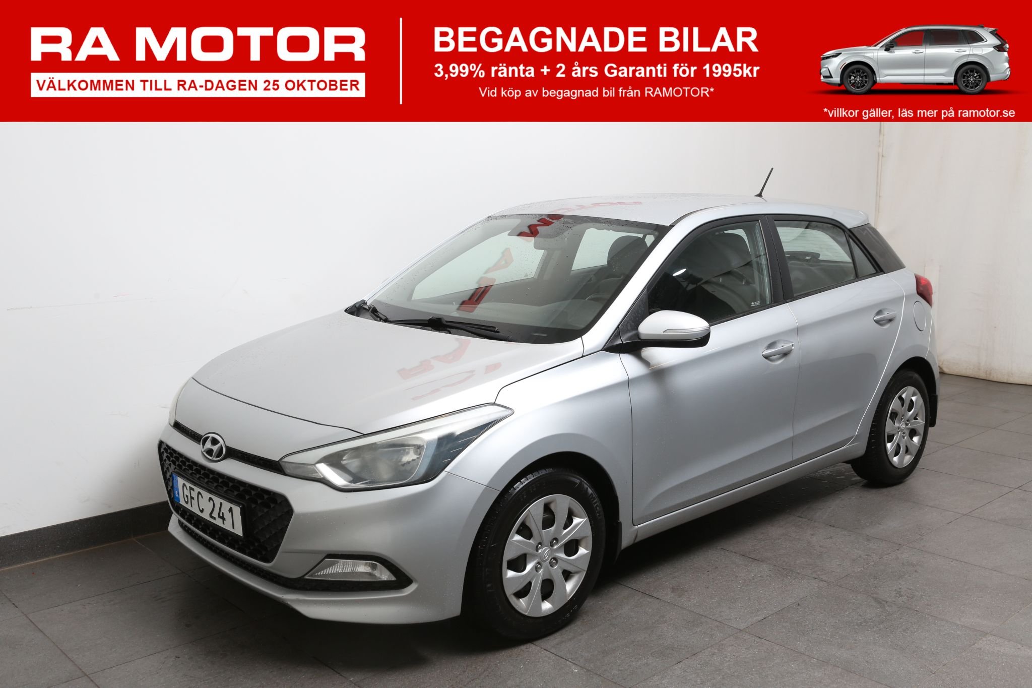Hyundai i20 1.2 Manuell, 5-trinn, 84hk, 2015
