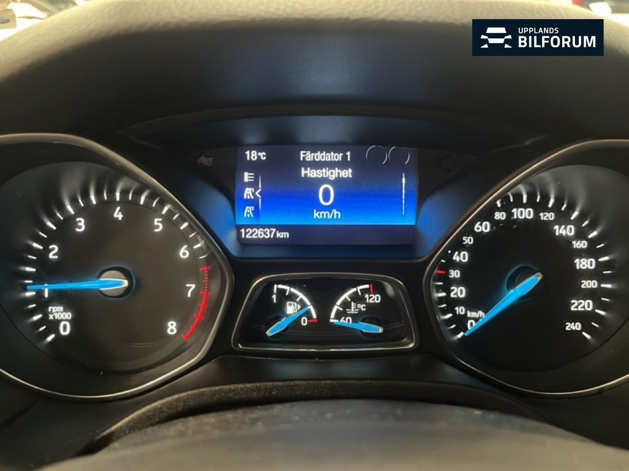 Ford Focus 1.0 EcoBoost Manuell, 125hk, 2016