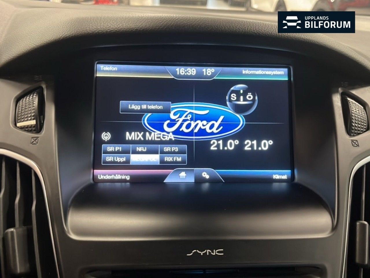 Ford Focus 1.0 EcoBoost Manuell, 125hk, 2016