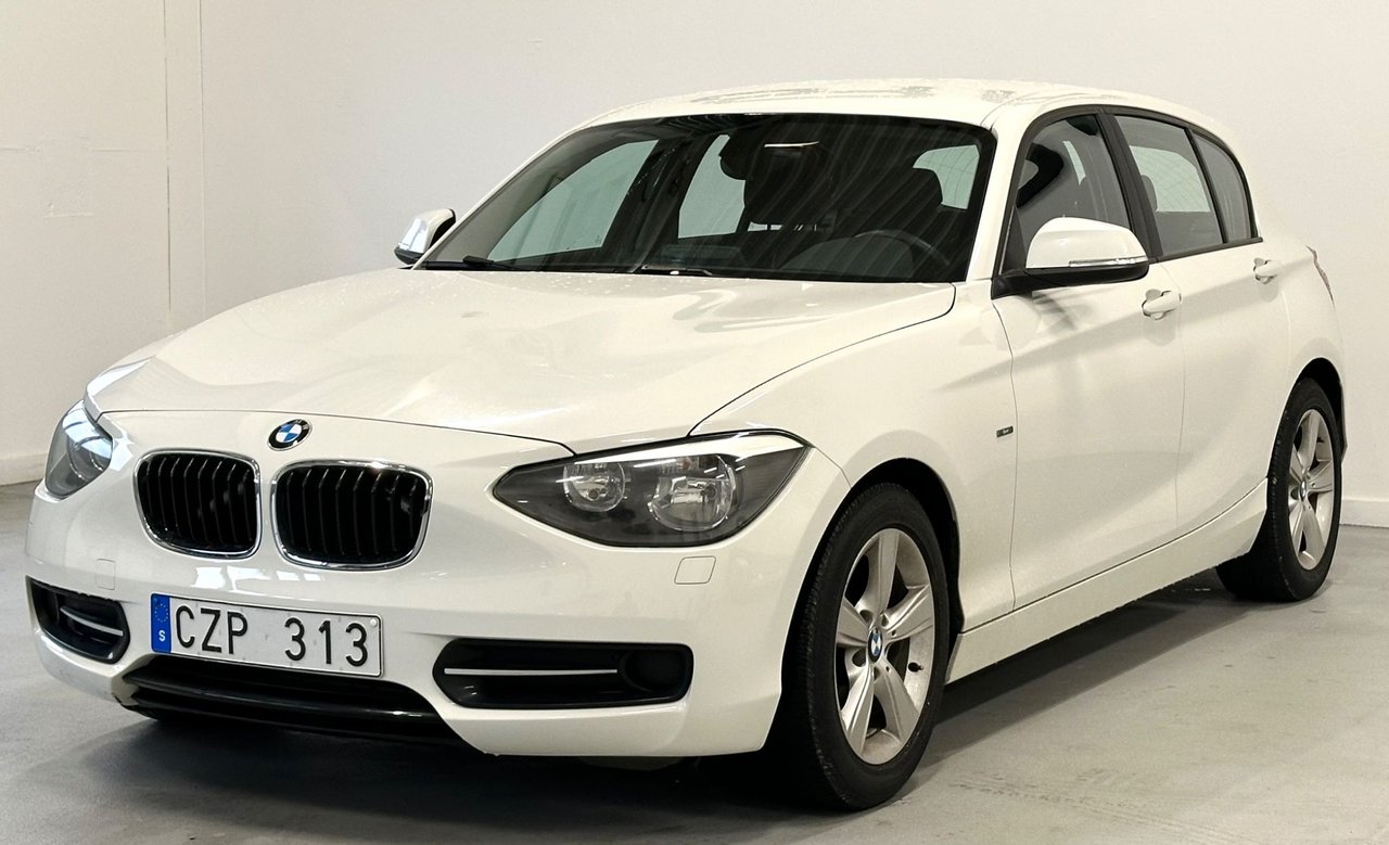 BMW 118d 5-dørs Steptronic, 8-trinn, 143hk, 2013