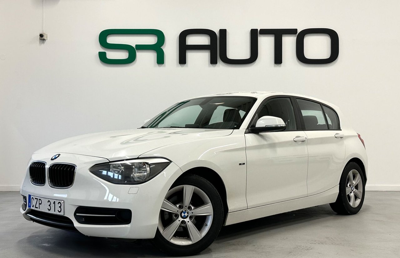 BMW 118d 5-dørs Steptronic, 8-trinn, 143hk, 2013