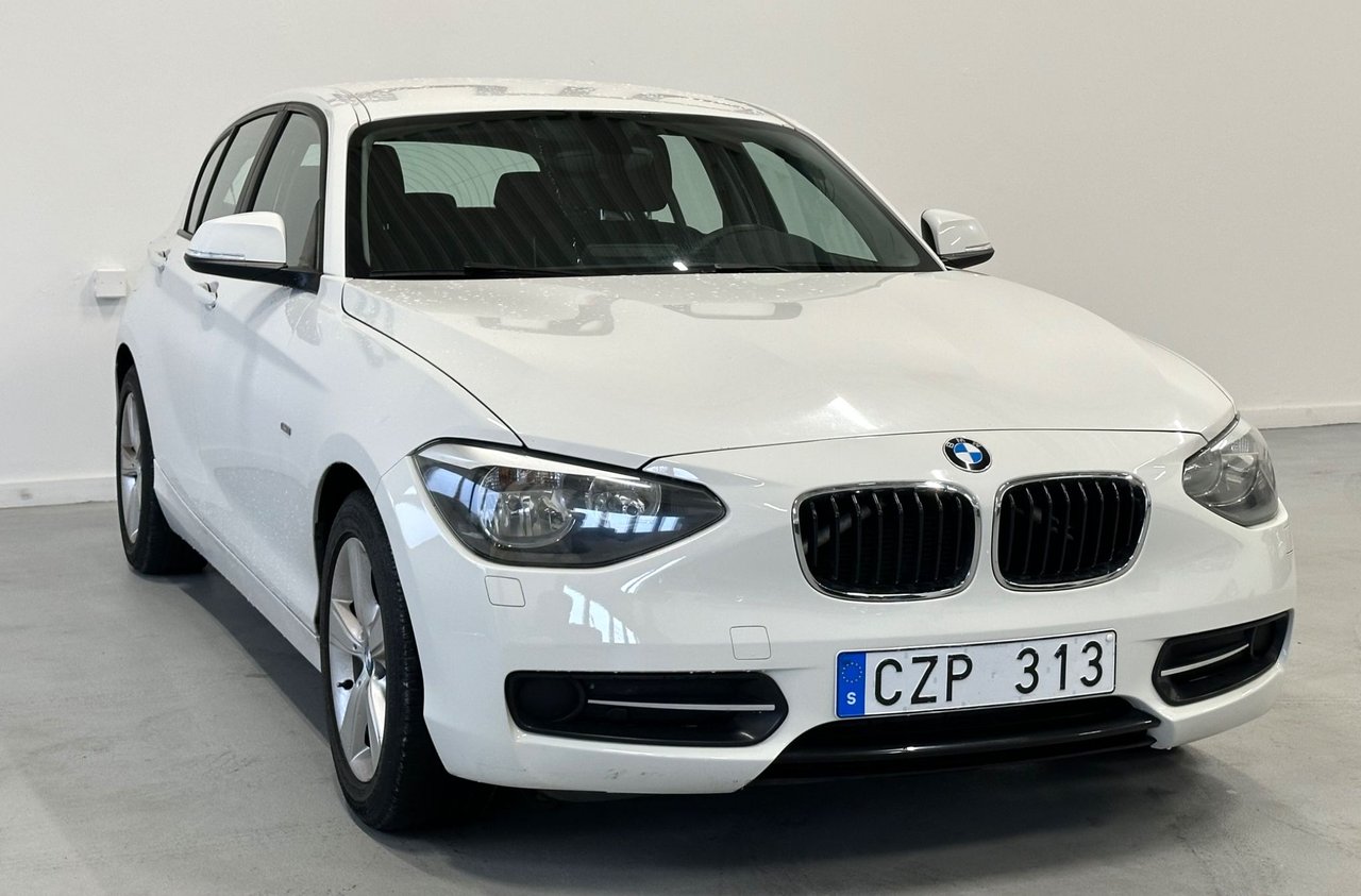 BMW 118d 5-dørs Steptronic, 8-trinn, 143hk, 2013