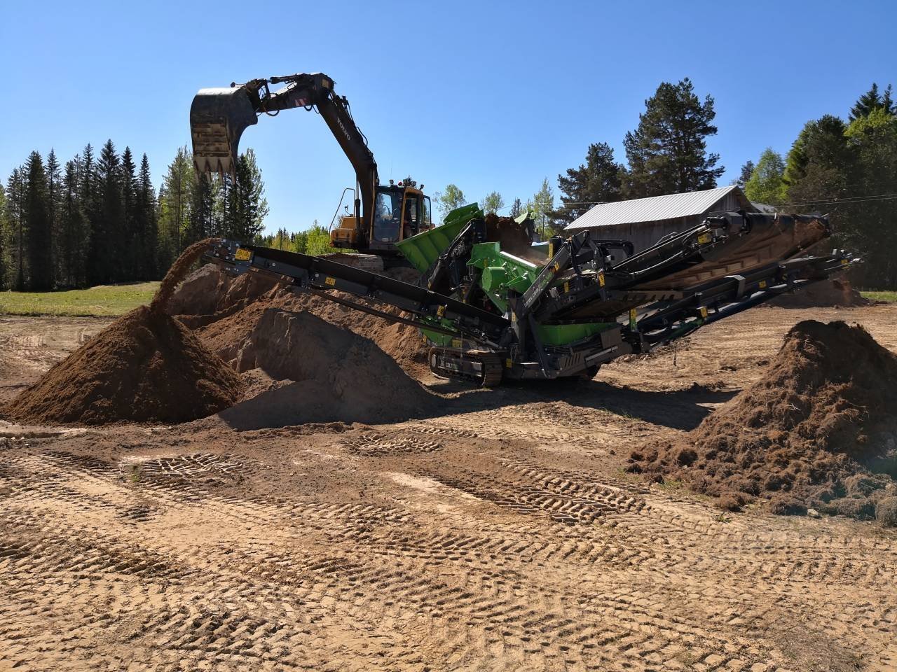 Grovsorterare Colt 600 Flytta...