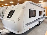 HOBBY 650 KMFE . Alde/Ac/V-säng/Cykelst/Boxmarkis/Tält.2012