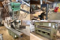 Bälgputs, Hydraulisk press, Justersåg & Varmpress