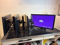 4 st 24-tums datorskärmar via konkursauktion