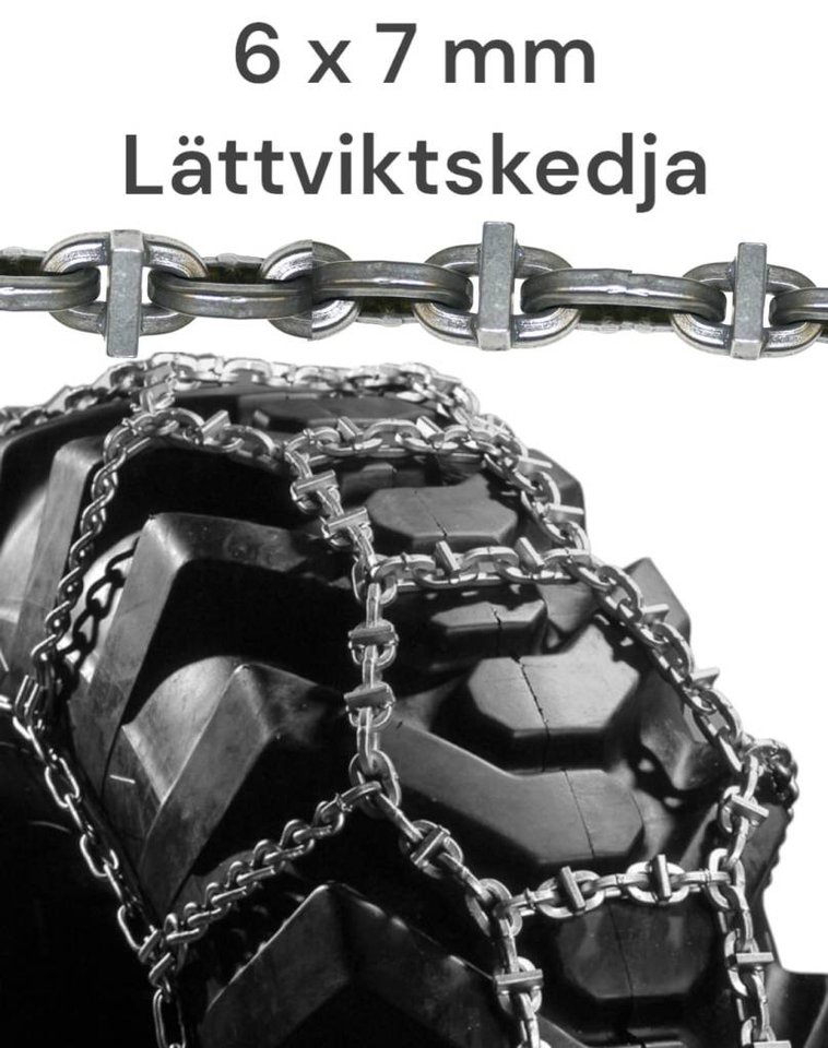 Snökedjor till lastmaskin, tr...