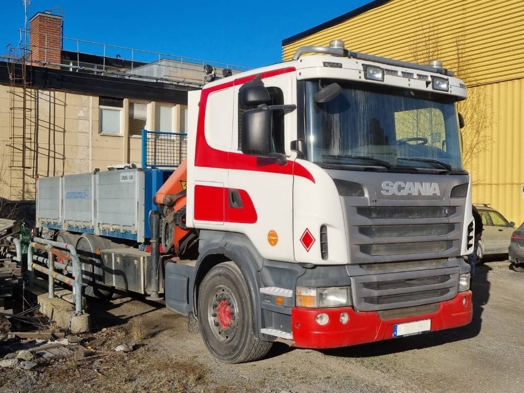 Scania R 360 Kranbil med tipp...