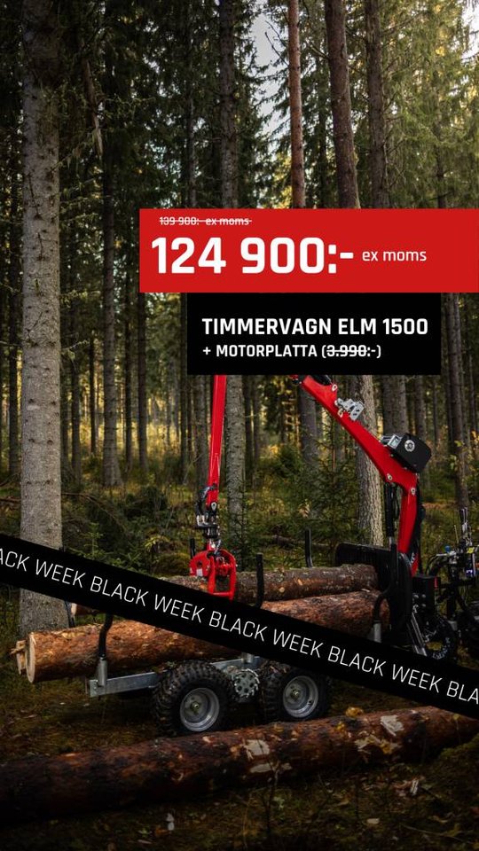 Timmervagn ELM 1500 | Skogsve...