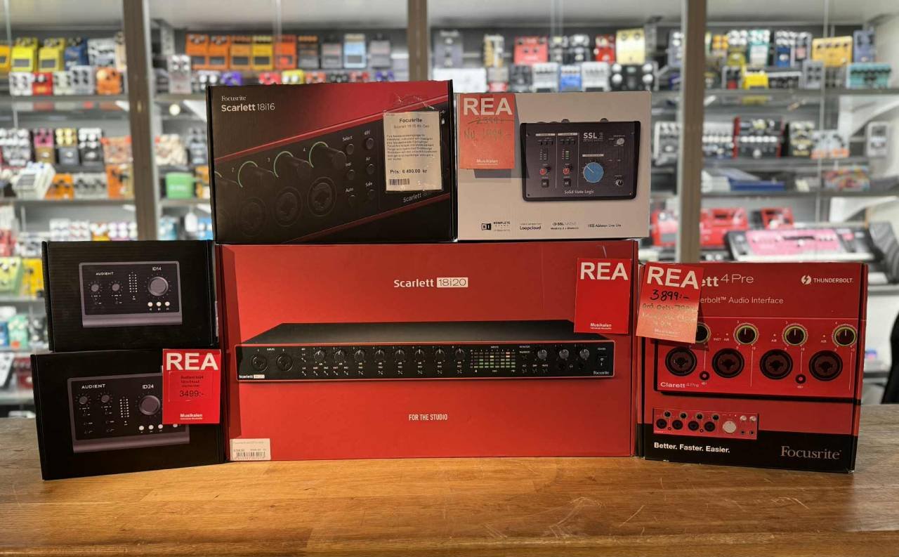 REA på Ljudkort och Studioutr...