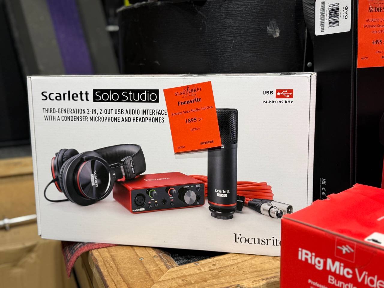 Focusrite Scarlett Solo Studi...