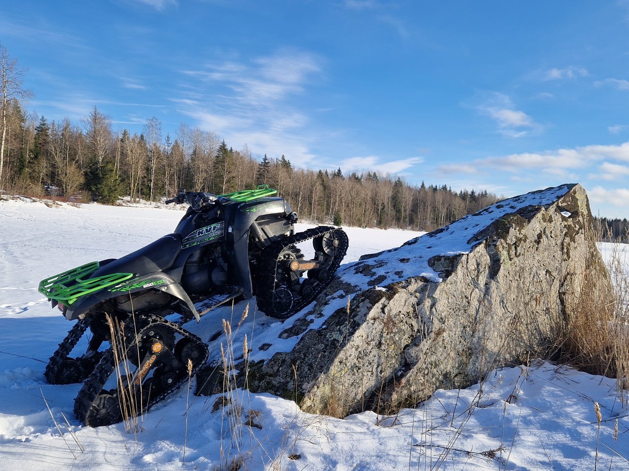 Kawasaki KVF650 4x4 Bandsats ...