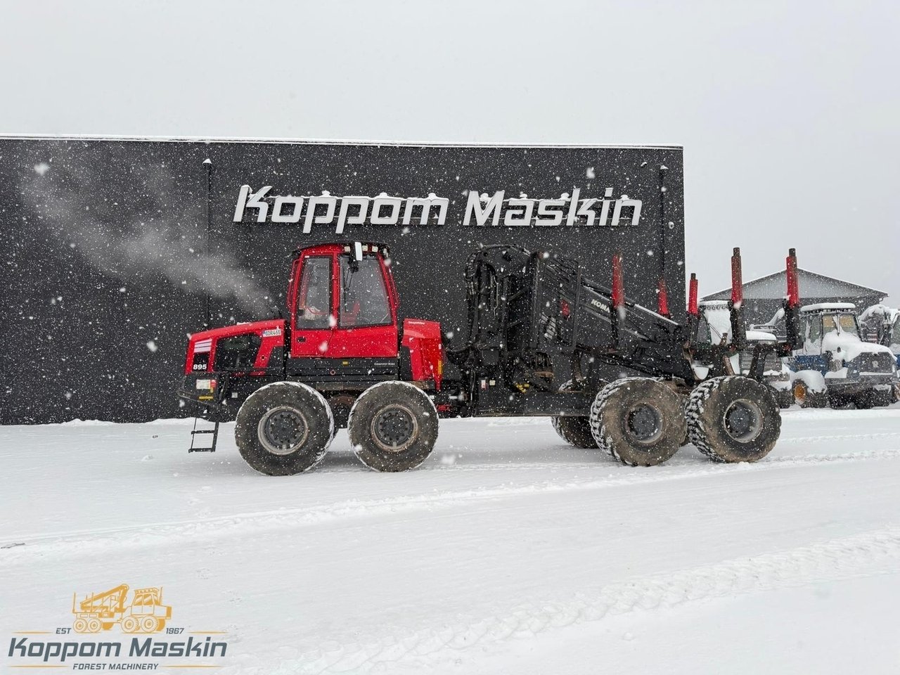 Komatsu 895, 10100h - Skotare