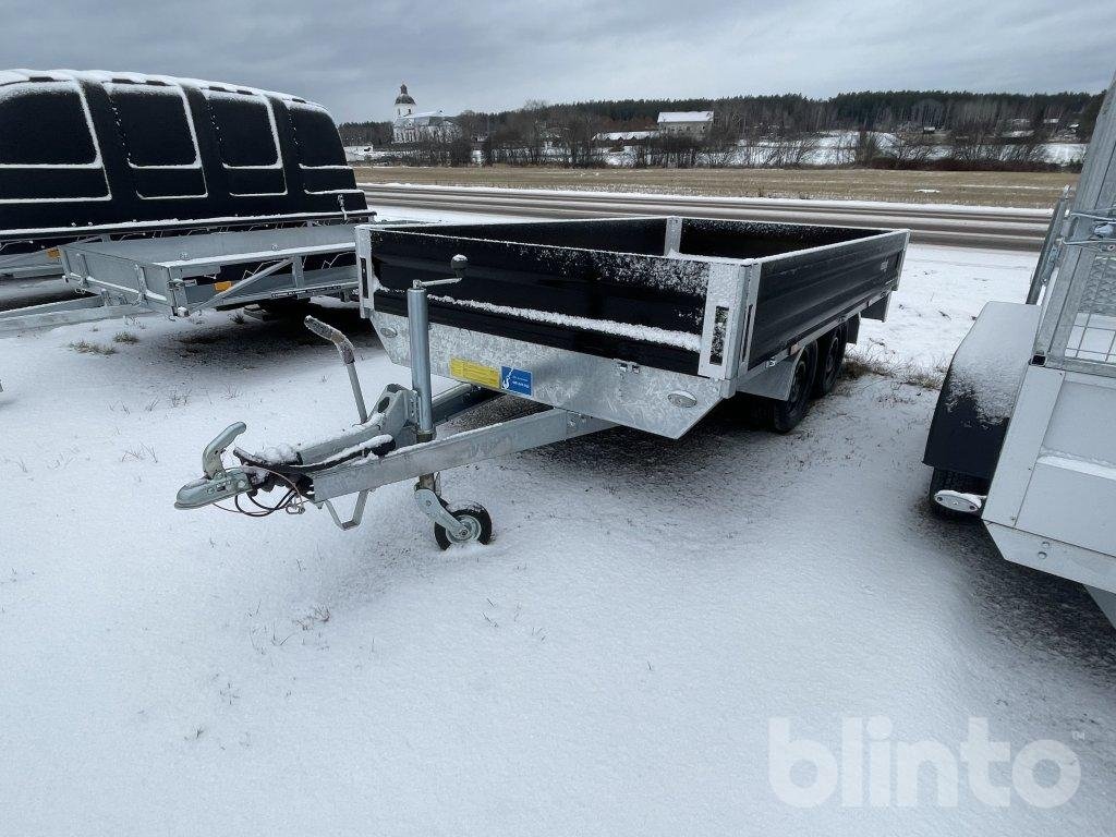 Flakvagn VARIANT med fällbara...