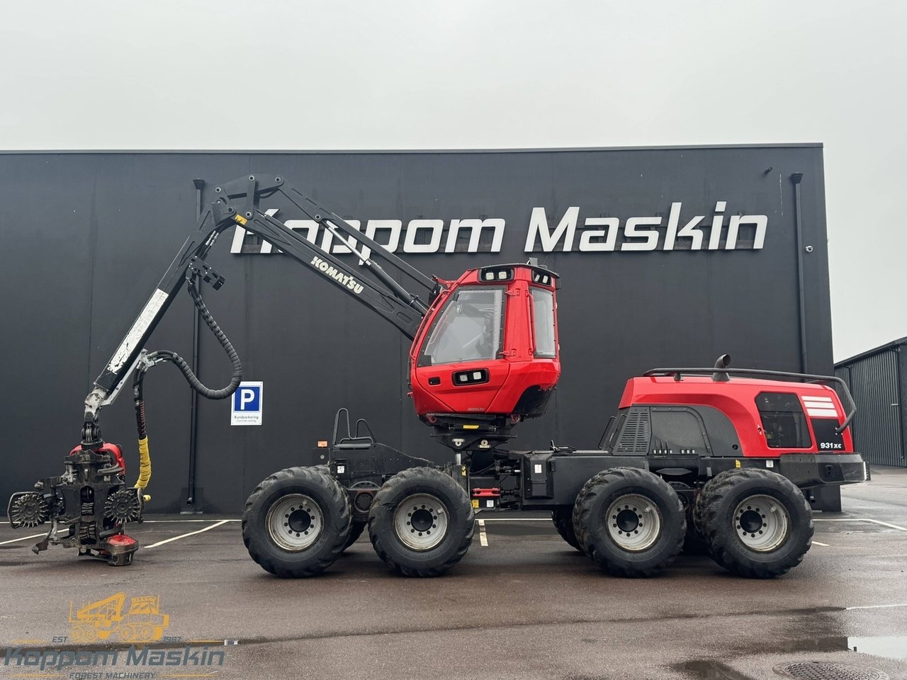 Komatsu 931XC, 8150h - Skördare