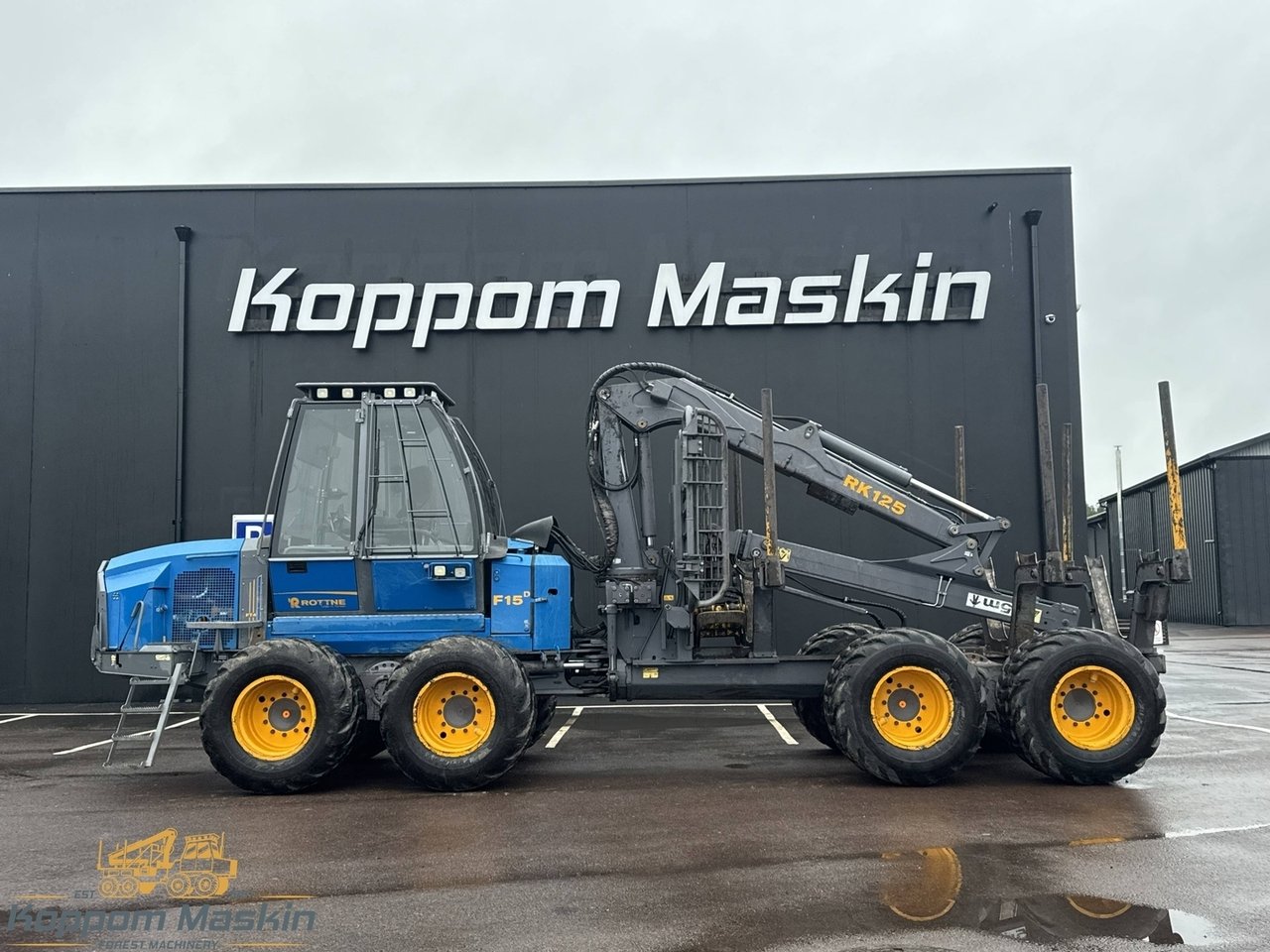 Rottne F15D, 9200h - Skotare