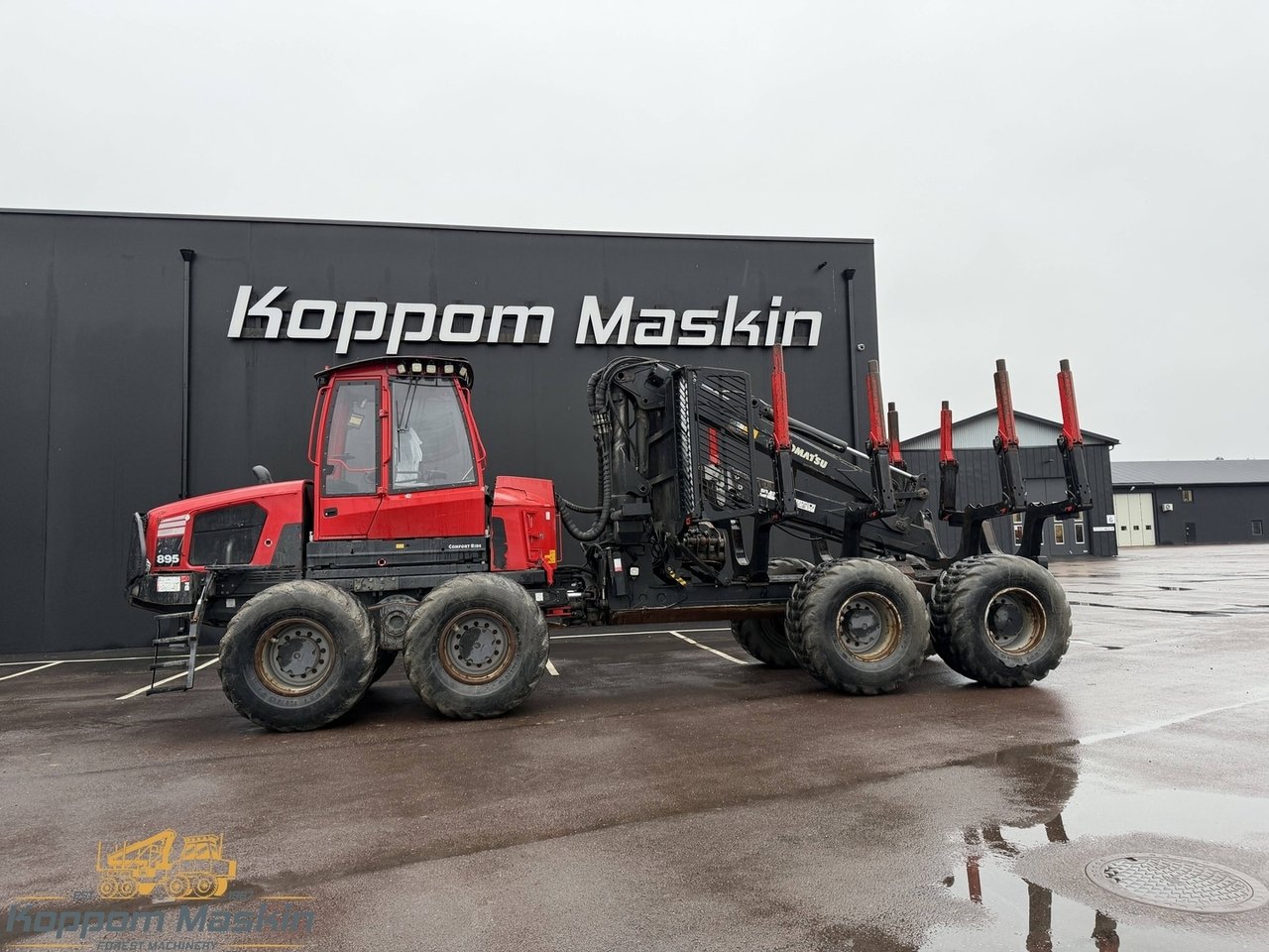 Komatsu 895, 9300h - Skotare