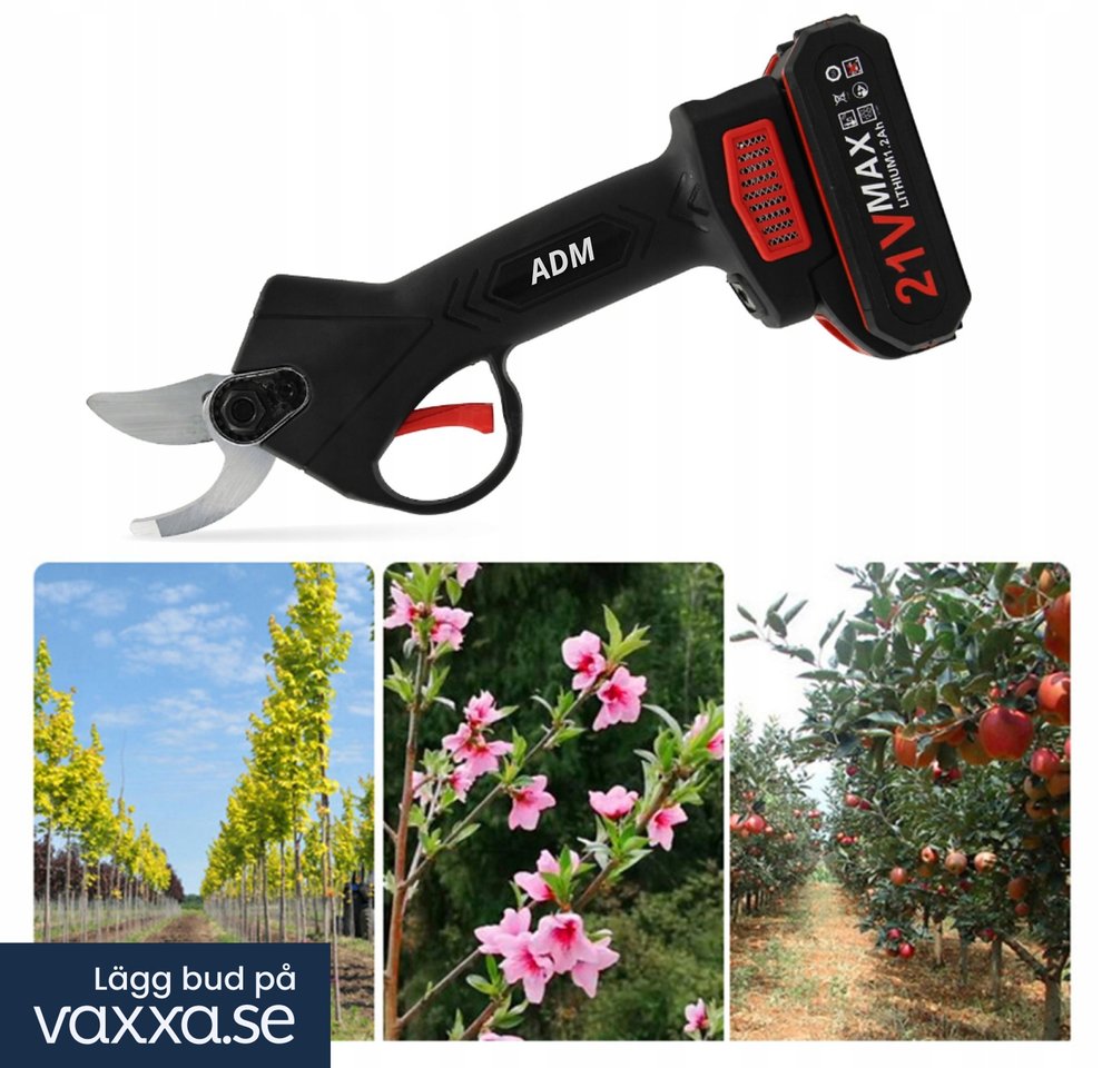 Trådlös Elektrisk Sekatör/Bes...