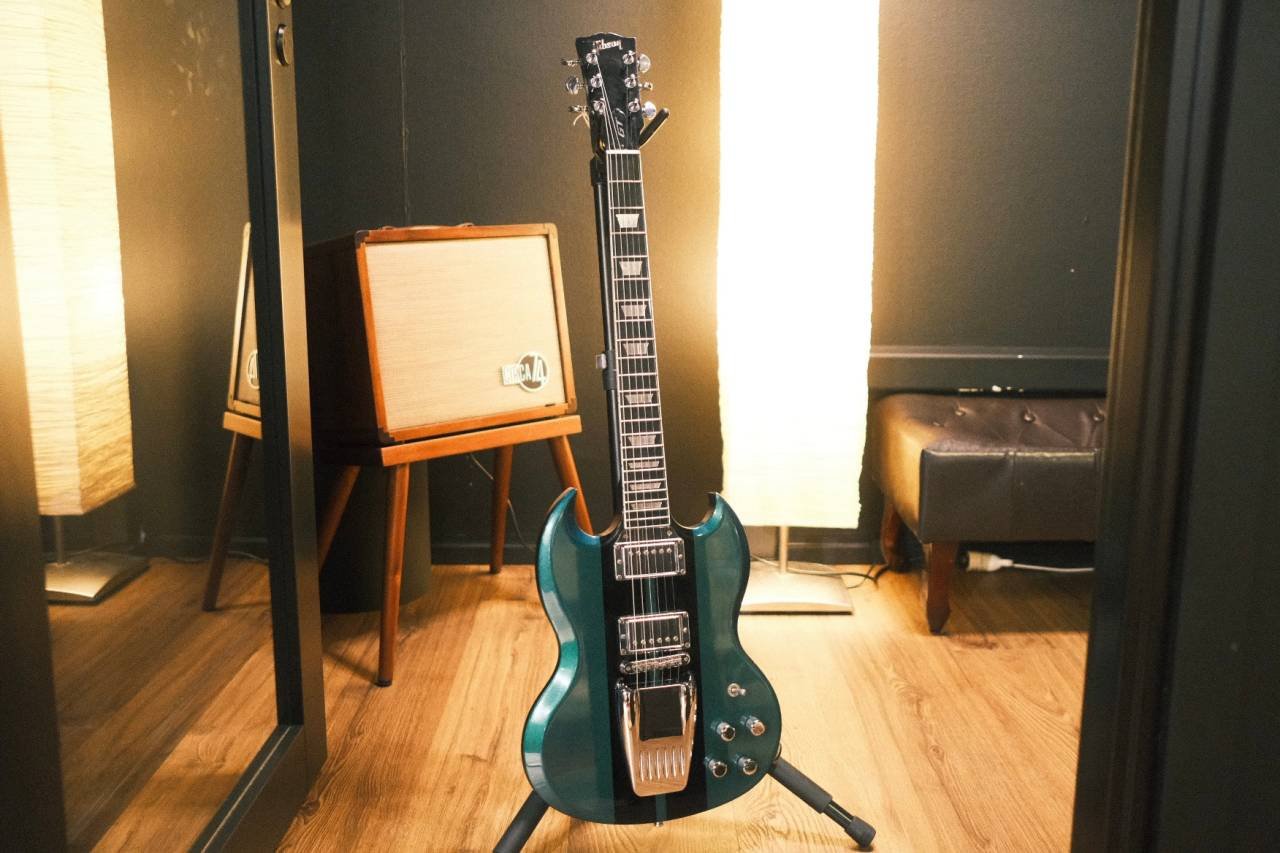 Beg. Gibson SG GT Muscle Gree...