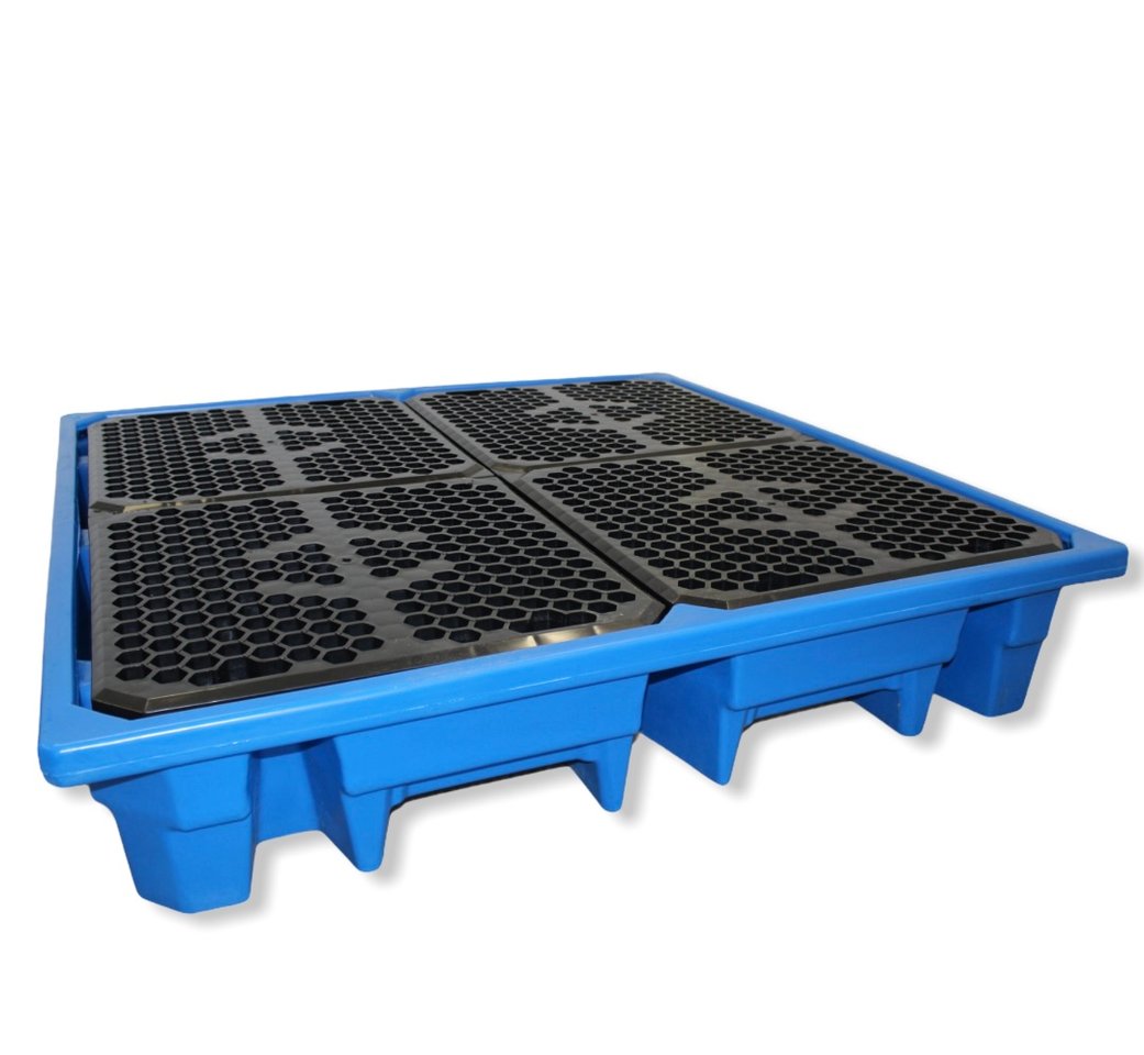 Uppsamlingskärl för 4 oljefat...