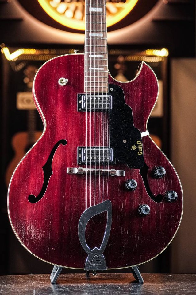 1964 Guild CE-100D Capri cherry