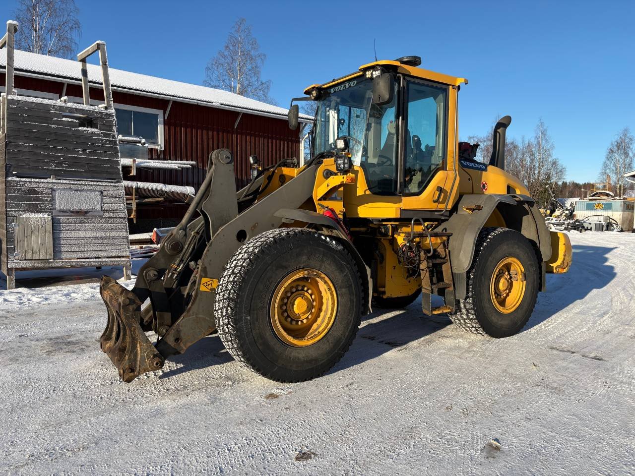 Volvo L90G 50 km/h backkamera...