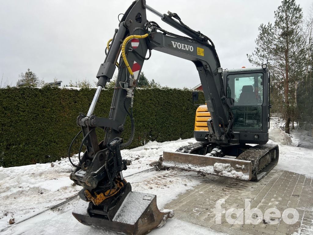 Volvo EC55C Bandgrävare med m...