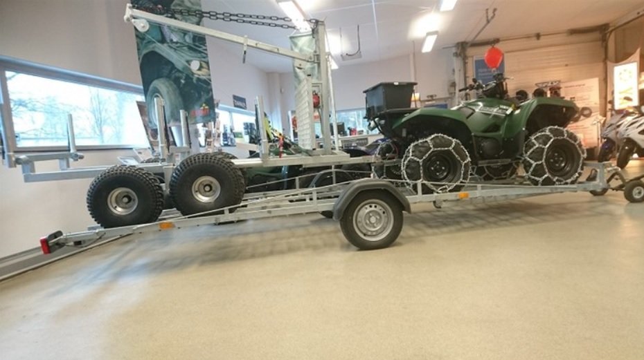 Släp obromsat 750kg för trans...