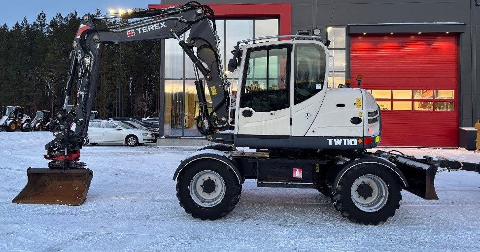 Terex TW 110 + 2-axlad vagn m...