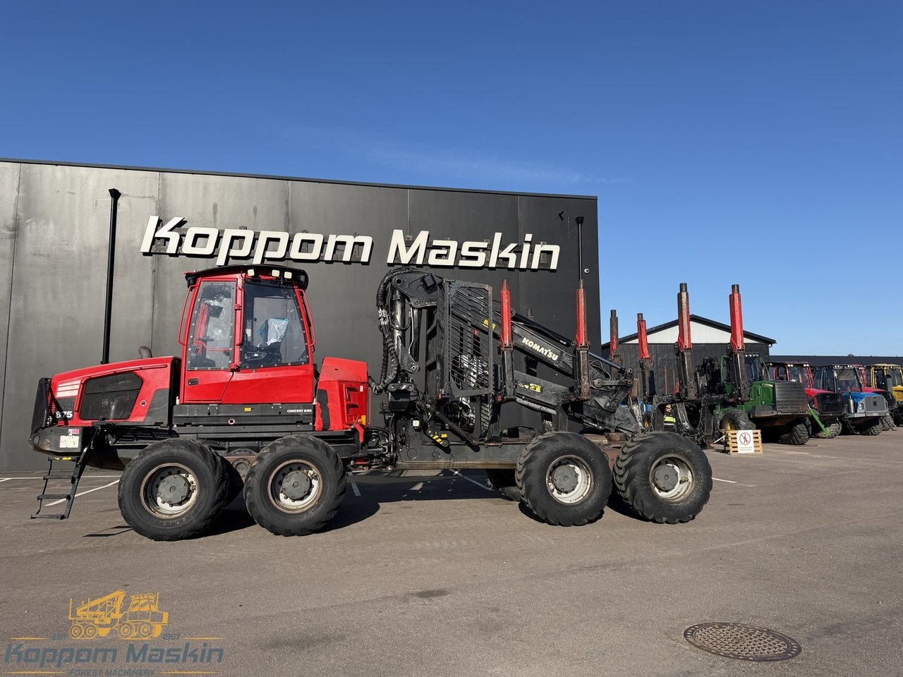 Komatsu 875, 11950h - Skotare