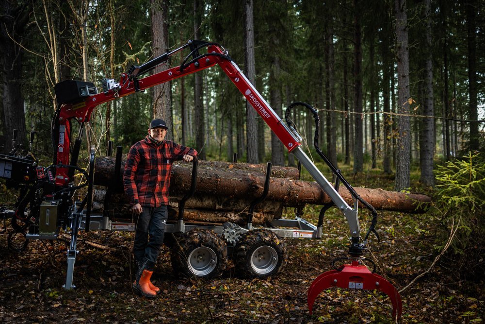 Timmervagn ASH 4000 – 4 ton