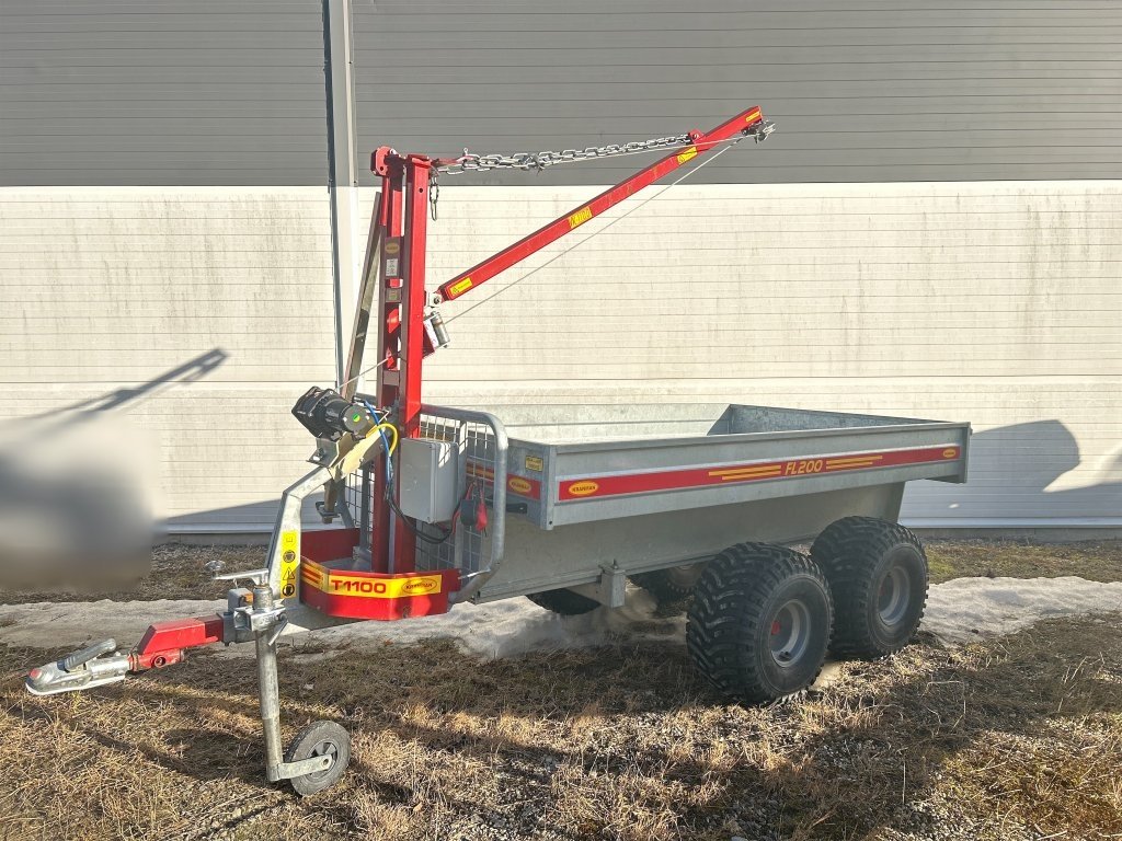 Skogsvagn för ATV  Kranman me...