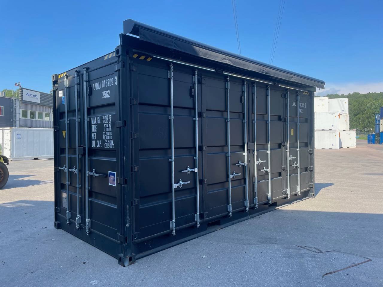 20' Container för utställning...