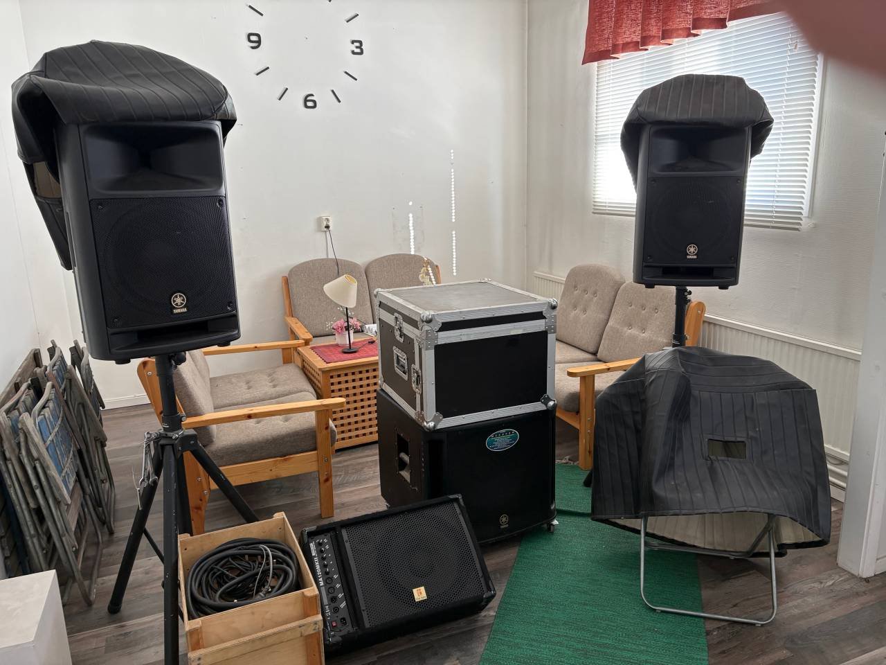 PA anläggning. Yamaha. Komplett.