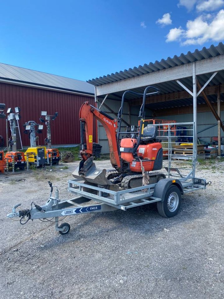 Minigrävare & minidumper Uthyres