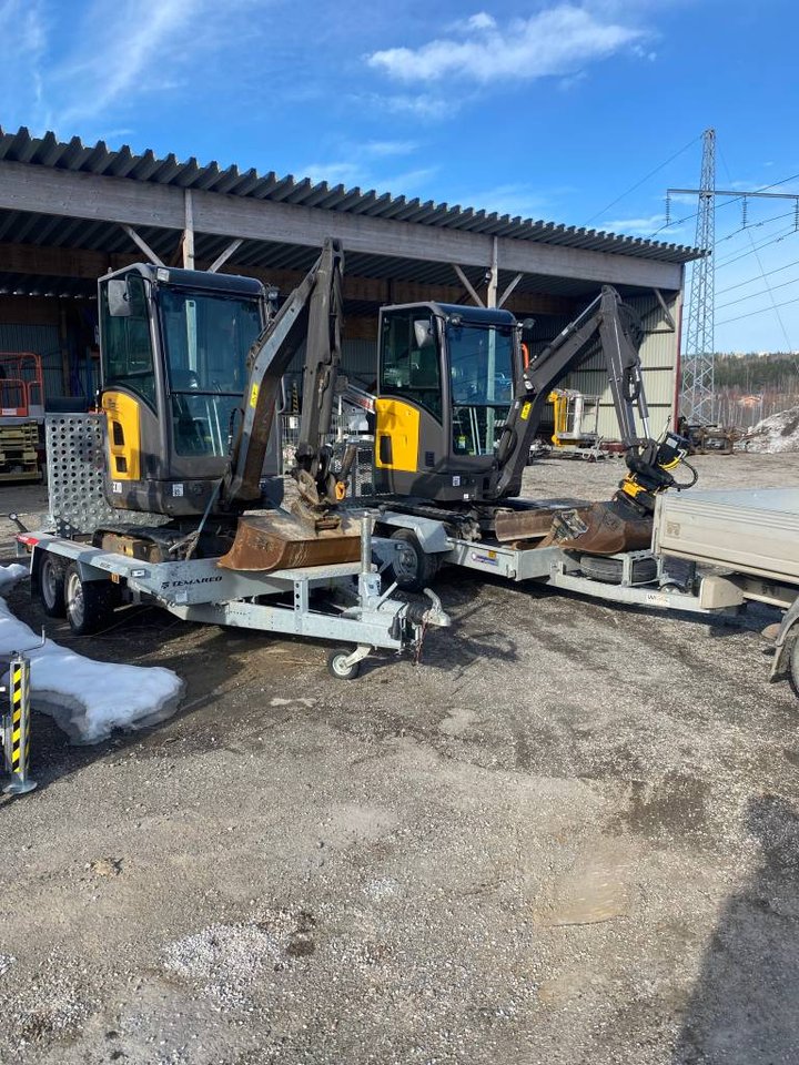 Minigrävare & minidumper Uthyres