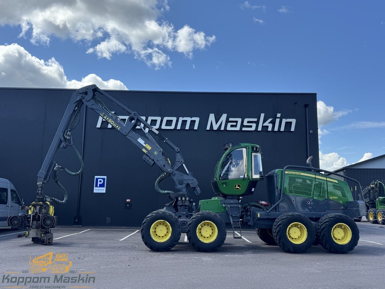 John Deere 1270G, 5200h - Skö...