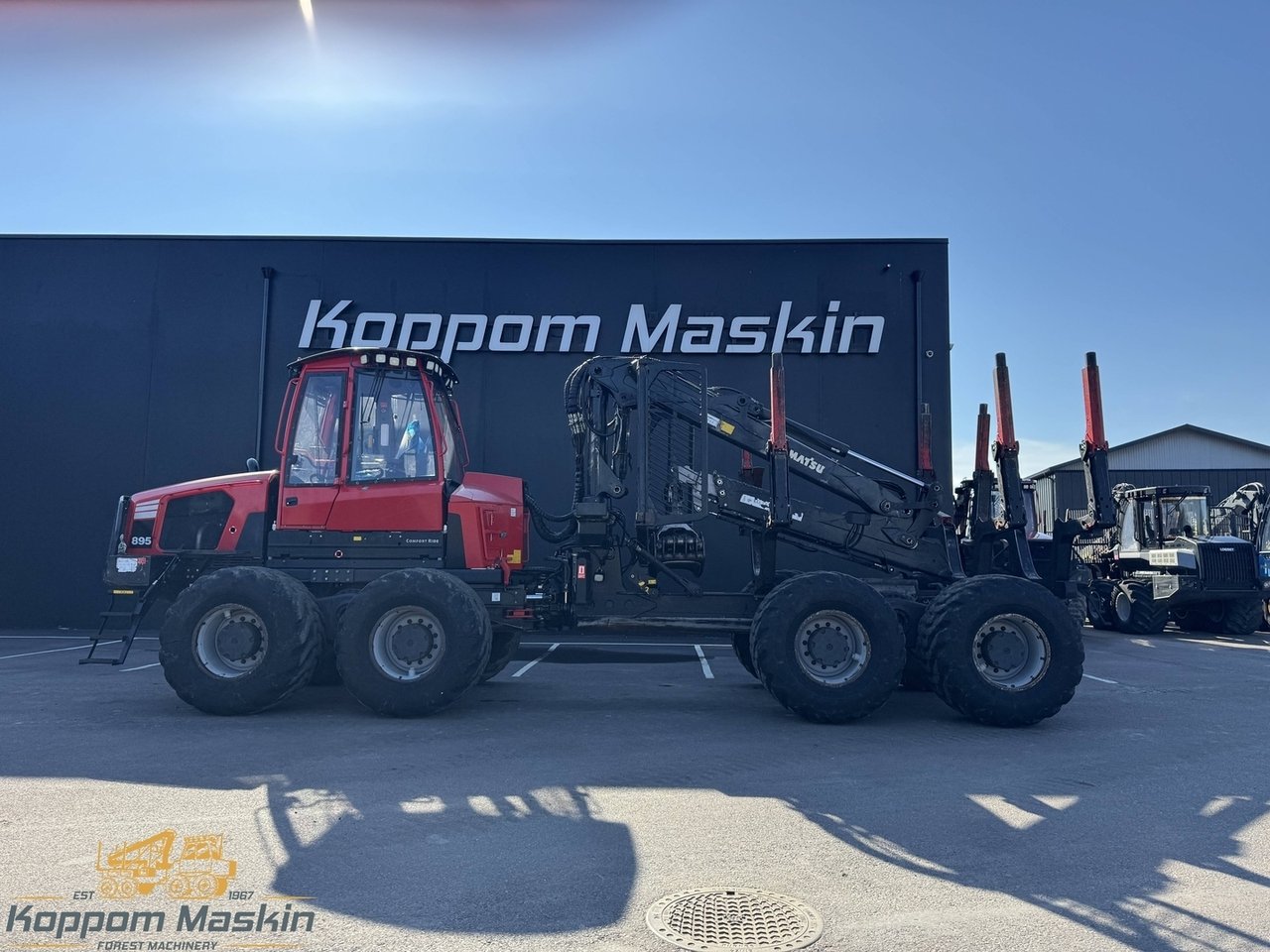 Komatsu 895, 9700h - Skotare