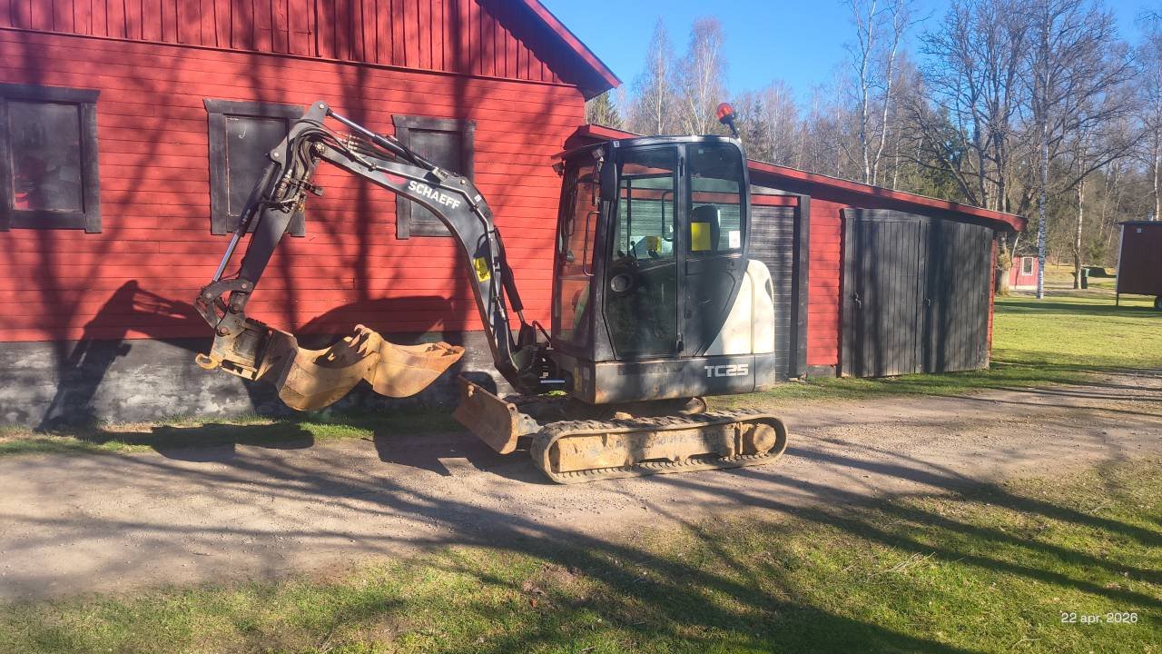 Minigrävare tiltfäste 2600kg