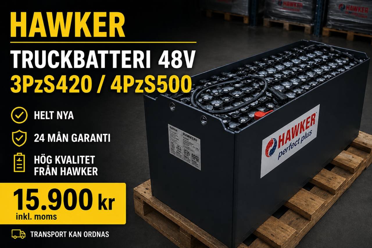 Hawker 48V 3PzS420 – Nytt tru...