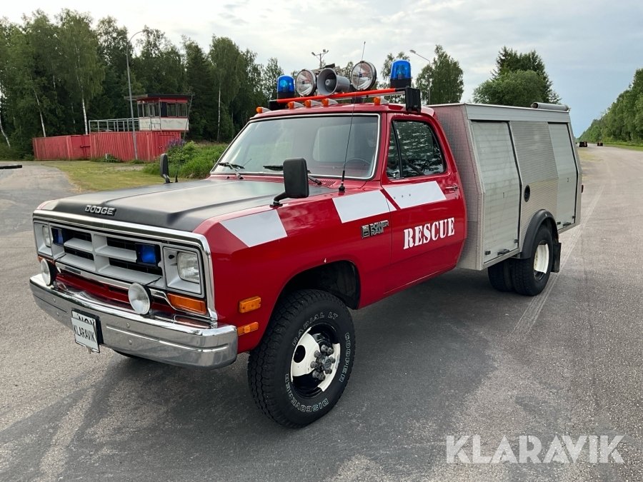 Brandbil Dodge W 350 Power Ra...