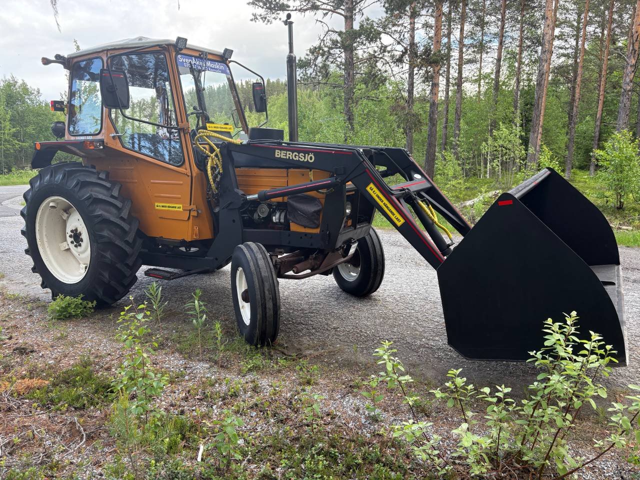 Valmet 502. -80. Lastare Berg...
