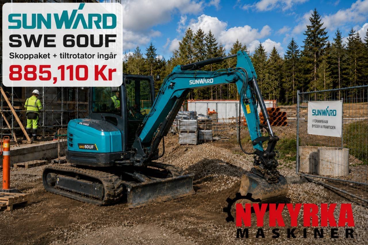 NY! Sunward SWE60UF Grävmaski...