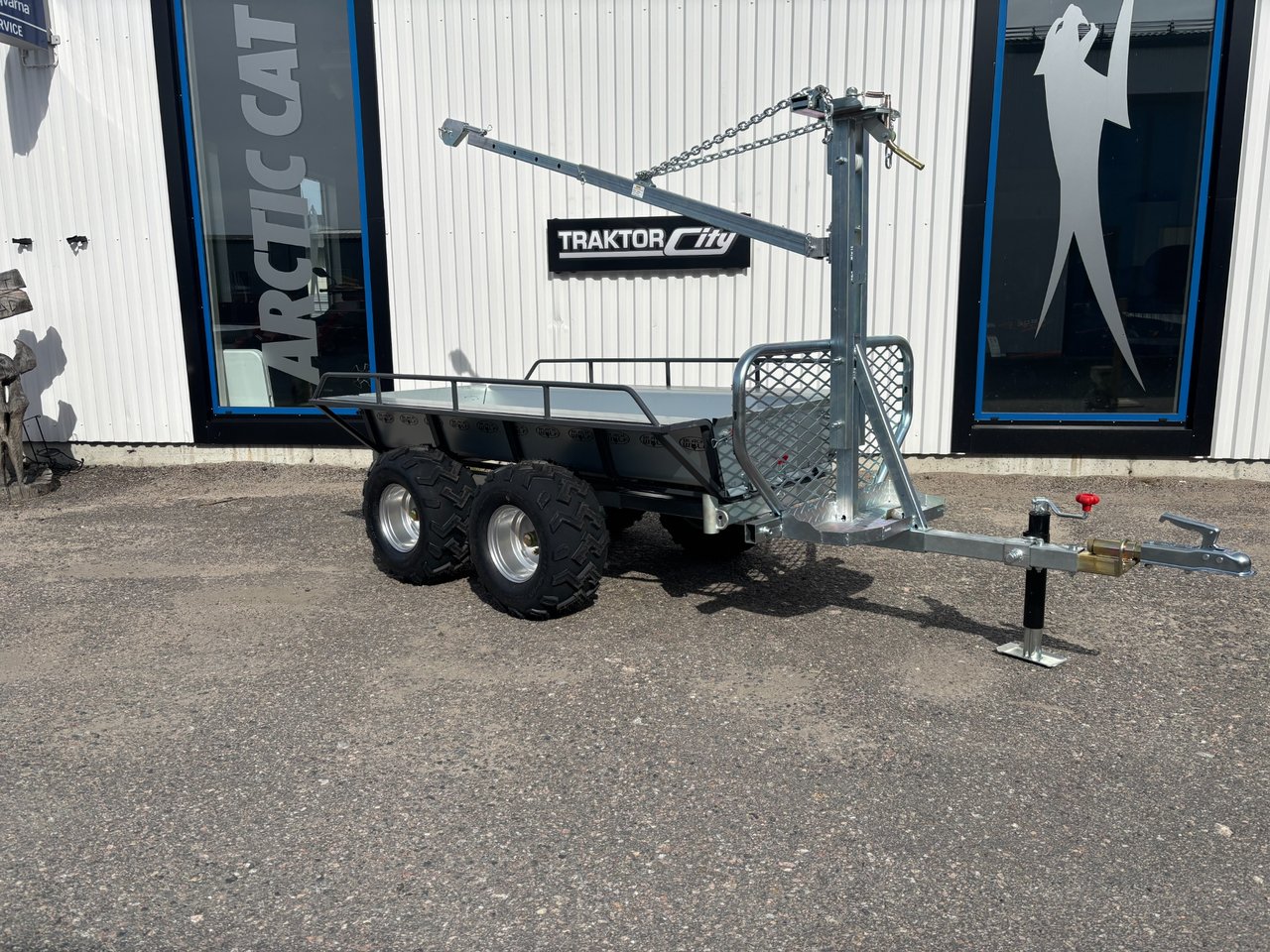 -- BLACK WOLF ATV-VAGN KOMBIV...