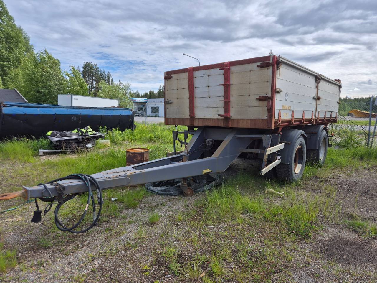Nummi Tippkärra 14,5 ton bogg...