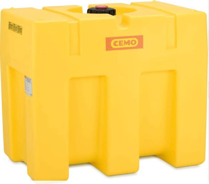 Lådformad tank, 600 L, PE